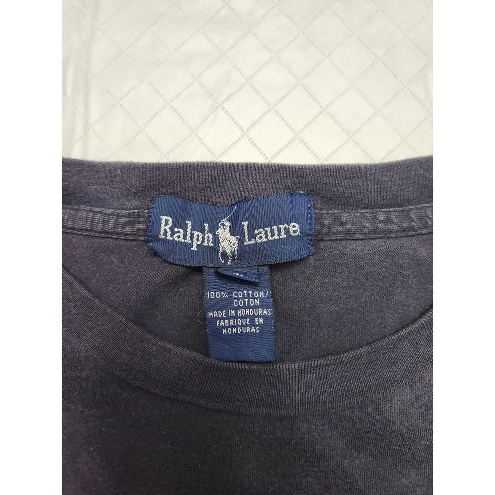 Vintage Ralph Lauren Polo Sport Shirt Mens Large Flag USA Graphic 90s